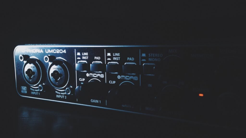 Grabadora o interfaz de audio