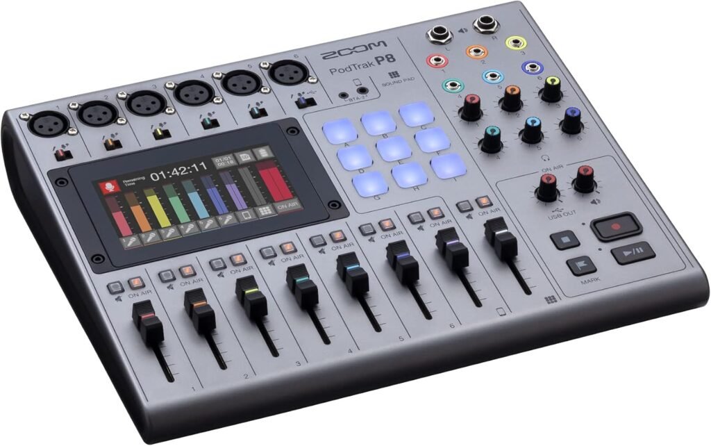 Zoom P8 PodTrak - Podcasting Mixer and Interface