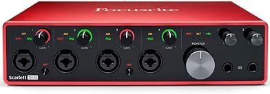 Interfaz de audio USB Scarlett 18i8 de 3.ª gen