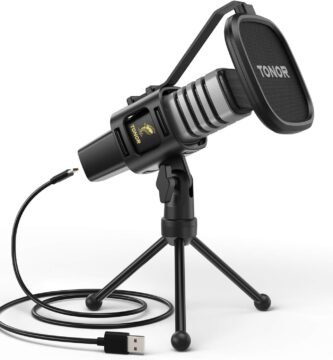 TONOR Micrófono USB Mejores Micrófonos para Streaming Baratos