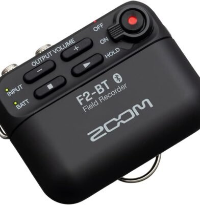 Zoom - F2-BT/B - grabador de campo Bluetooth + Micrófono lavalier