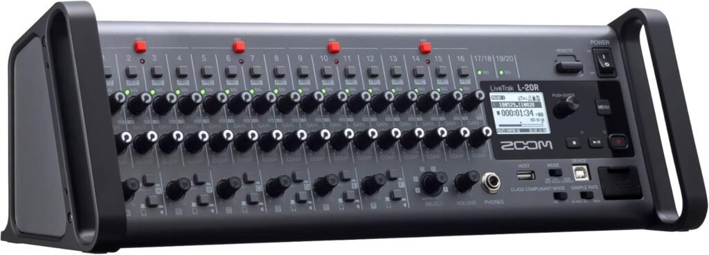 Gabadoras de Sonido Zoom L-20-R LiveTrak - Digital Mixer and Recorder