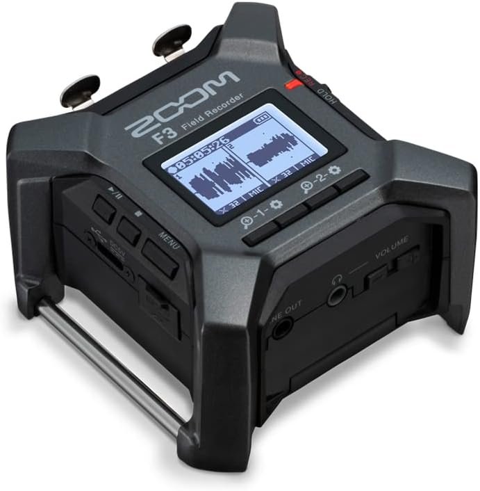 Zoom F3 Mejor equipo para grabar un podcast